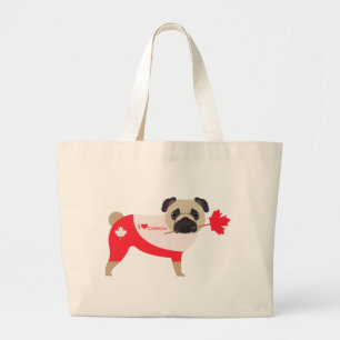 Grand Tote Bag I Love Canada Carlin