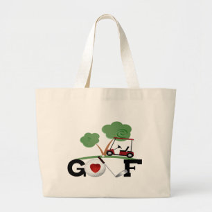 Grand Tote Bag I Love Golf