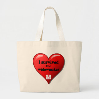 Grand Tote Bag I Survived the widowmaker