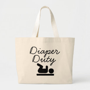 Grand Tote Bag Icône Devoir de couches