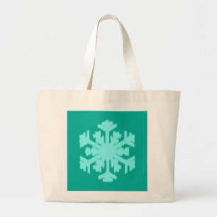 Grand Tote Bag Ikat Snowflake