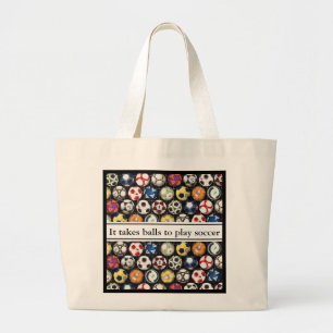 Grand Tote Bag Il Faut Des Ballons Pour Jouer Au Football