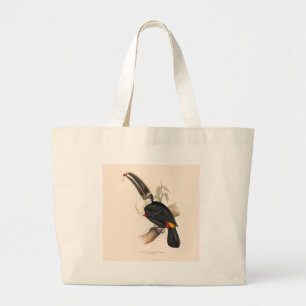 Grand Tote Bag Impression du Toucan de Cuvier : Oiseau Tropical V