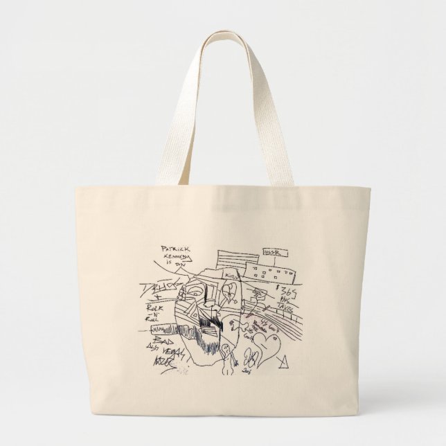 Grand Tote Bag impression patrick kennedy (Devant)