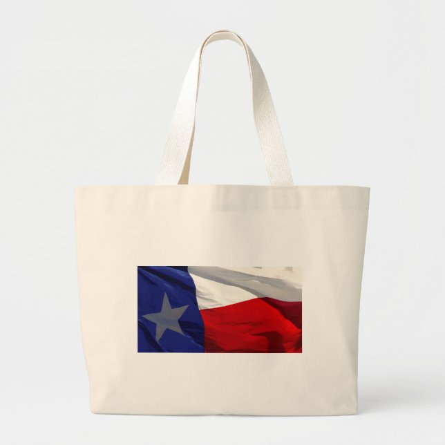 Grand Tote Bag Indicateur d'état du Texas (Devant)