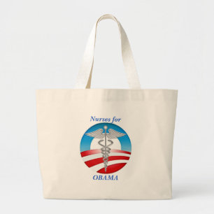 Grand Tote Bag Infirmières pour OBAMA