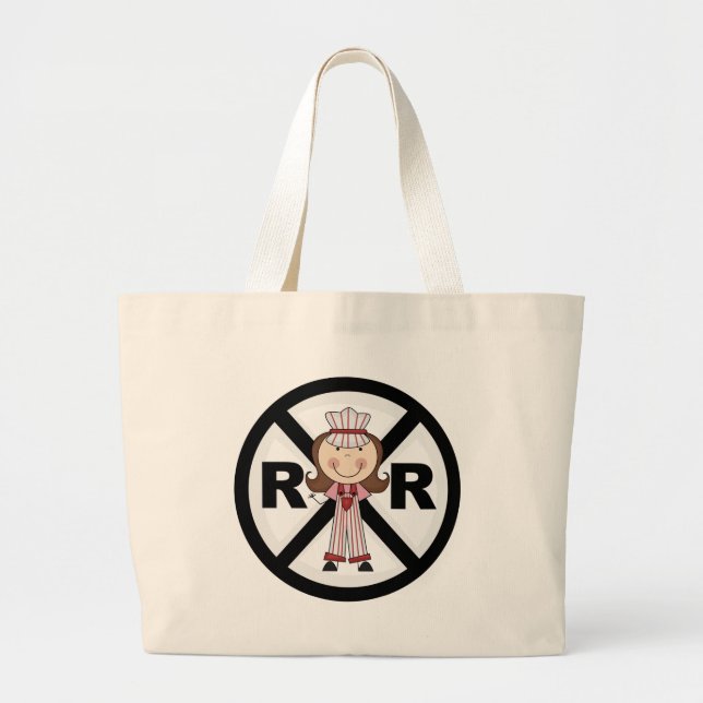 Grand Tote Bag Ingénieur de chemin de fer - T-shirts et cadeaux (Devant)
