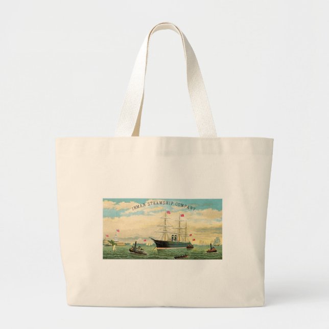 Grand Tote Bag Inman Steamship Company (Devant)