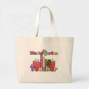 Grand Tote Bag Insectes et institutrice gardienne de pommes