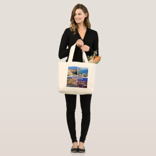 Grand Tote Bag IT2027 Europe - Italy - Sardinia - Cagliari - Harb