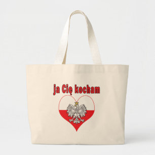 Grand Tote Bag ja Cie kocham Coeur de l'aigle