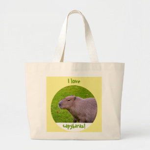 Grand Tote Bag J'adore les capybaras