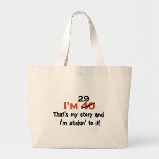 Grand Tote Bag J'ai 29 ans qui est mon histoire !