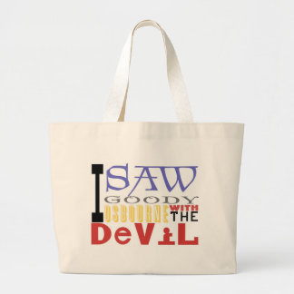 Grand Tote Bag J'ai vu la sucrerie Osbourne avec le diable