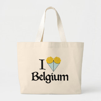 Grand Tote Bag J'aime la Belgique