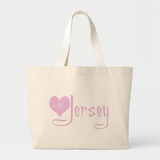 Grand Tote Bag J'aime la fille du Jersey