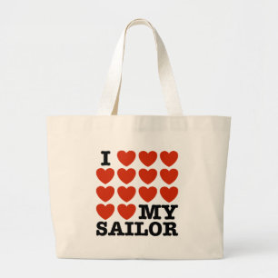 Grand Tote Bag J'Aime Mon Navigateur