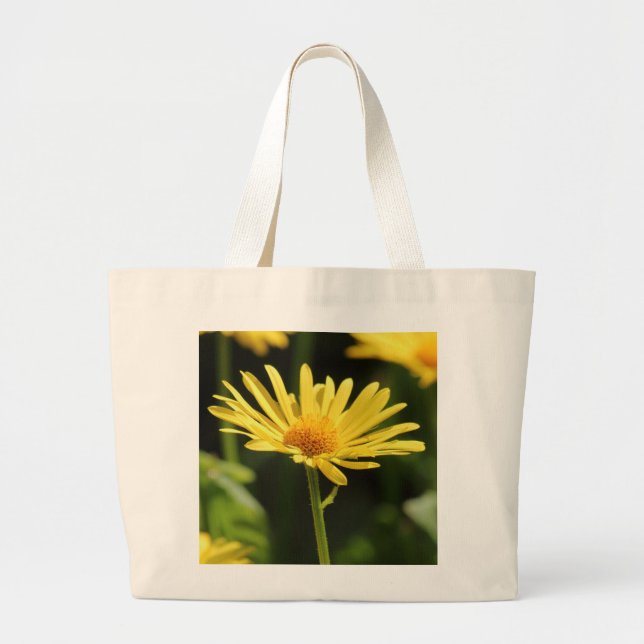 Grand Tote Bag Jaune (Devant)