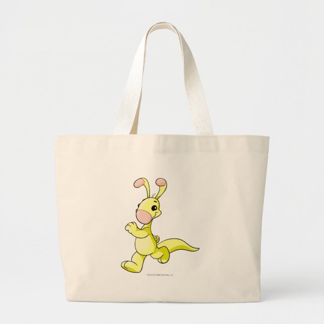 Grand Tote Bag Jaune de Blumaroo (Devant)
