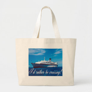 Grand Tote Bag Je croiserais plutôt