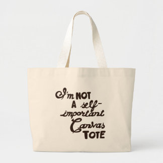 Grand Tote Bag Je ne suis pas une toile suffisante Fourre-tout