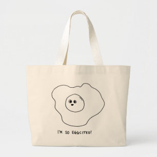 Grand Tote Bag Je suis si émue