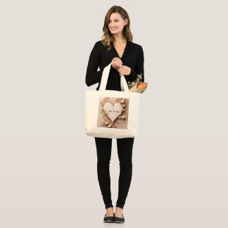Grand Tote Bag Je t'aime maman