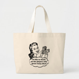 Grand Tote Bag Je voudrais remercier
