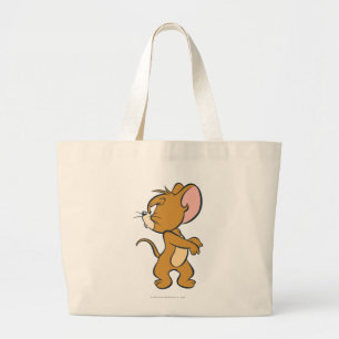 Grand Tote Bag Jerry regardant de retour contrarié