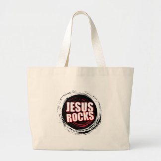 Grand Tote Bag Jésus bascule le noir 5