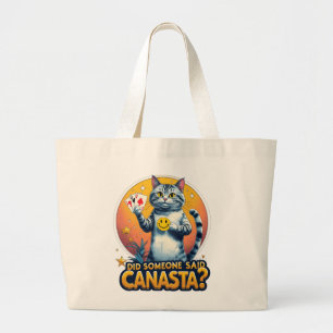 Grand Tote Bag Jeu de canasta Stratégie de cartes