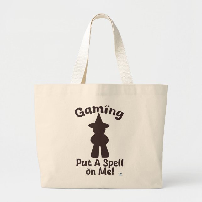 Grand Tote Bag Jeu Mets Spell Sur Moi Saison Éffrayante Drôle (Devant)