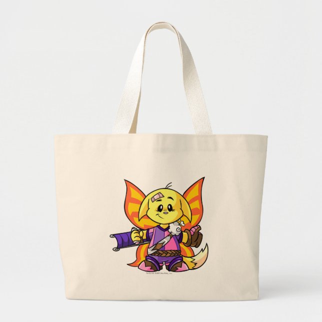Grand Tote Bag Joueur de Kacheek Faerieland (Devant)