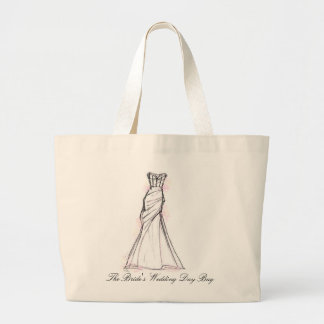Grand Tote Bag Jour du mariage rose de robe