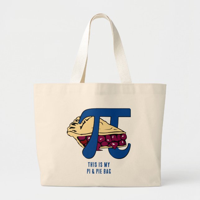 Grand Tote Bag Jour Pi Et Pie (Devant)