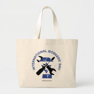 GRAND TOTE BAG JOURNÉE DU TRAVAIL ISRAÉLIENNE