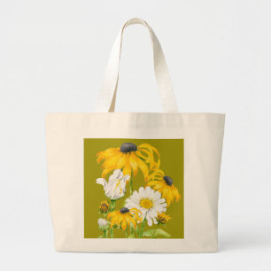 Grand Tote Bag Joyeux été sur un Jumbo Fourre-tout