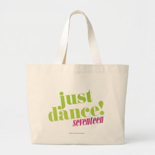 Grand Tote Bag Juste danse - vert
