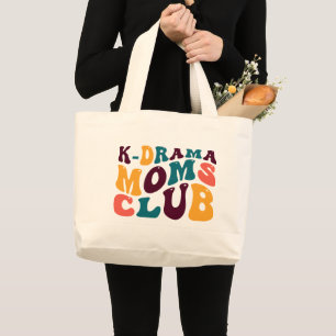 Grand Tote Bag K-Drama Moms Club Souvenir Retro Style Super