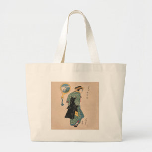 Grand Tote Bag Kimono Woman Courtesan