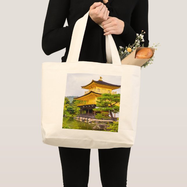 Grand Tote Bag Kinkaku-ji, pavillon doré, Kyoto (Devant (produit))