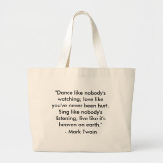 Grand Tote Bag La "danse aiment personne qui observe "