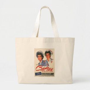 Grand Tote Bag La deuxième guerre mondiale d'infirmière de cadet