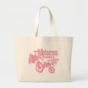 Grand Tote Bag La fille de Motocross Daddy
