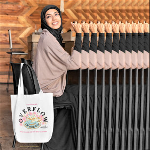 Grand Tote Bag La Fourre-tout OVERFLOW conçue par Adiela Akoo