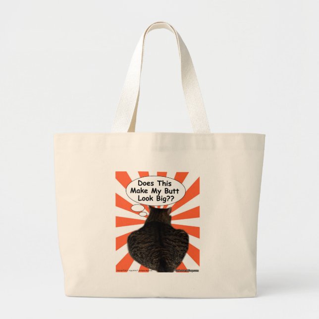 Grand Tote Bag La hippie Kitty fait ceci rendent mon sembler de (Devant)
