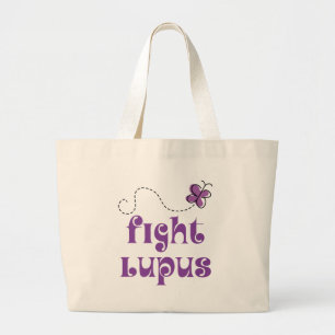 Grand Tote Bag La maladie Fourre-tout de lupus de combat