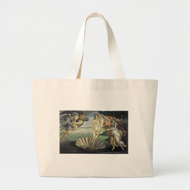Grand Tote Bag La Naissance de Vénus (Devant)