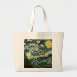 Grand Tote Bag La nuit étoilée de Vincent van Gogh (1889)