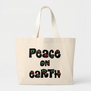 Grand Tote Bag La Paix sur Terre Noël